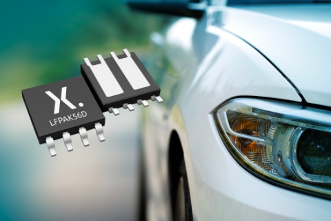 Nexperia推出行業(yè)領(lǐng)先的80 V汽車LFPAK56D雙功率MOSFET，能夠大幅節(jié)省空間