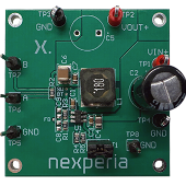 NEX40400EVM-12: 4.5 V to 40 V, 600 mA, PFM, 2.1 MHz, synchronous step-down converter evaluation board