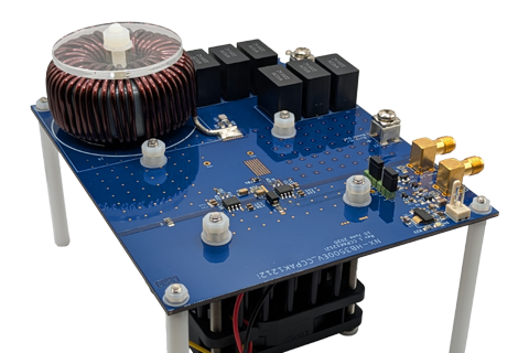 3.5 kW half-bridge evaluation board featuring 33 mΩ GaN FETs in a top-side cooled CCPAK1212i package